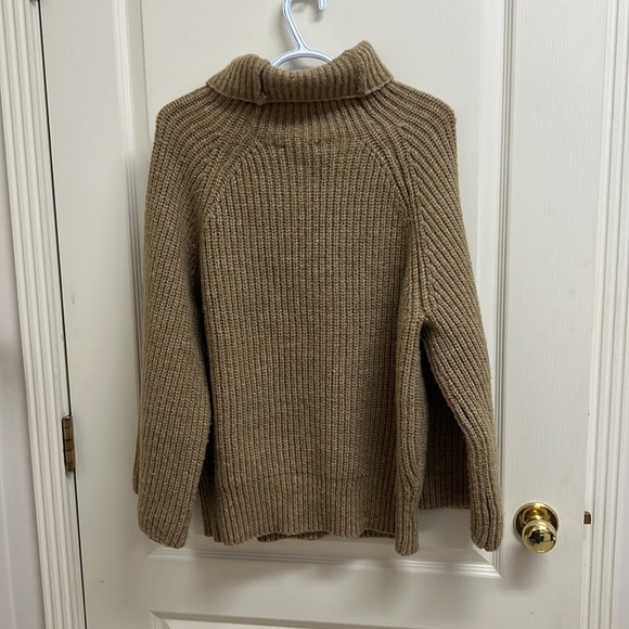 Oversized Knit Wide Sleeve Wool-blend Turtleneck Sweater Jumper | Size OS - Picture 5 of 6